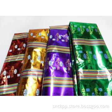 Twist Film 22u For Snack Packaging Bags , Printed Twist Mat